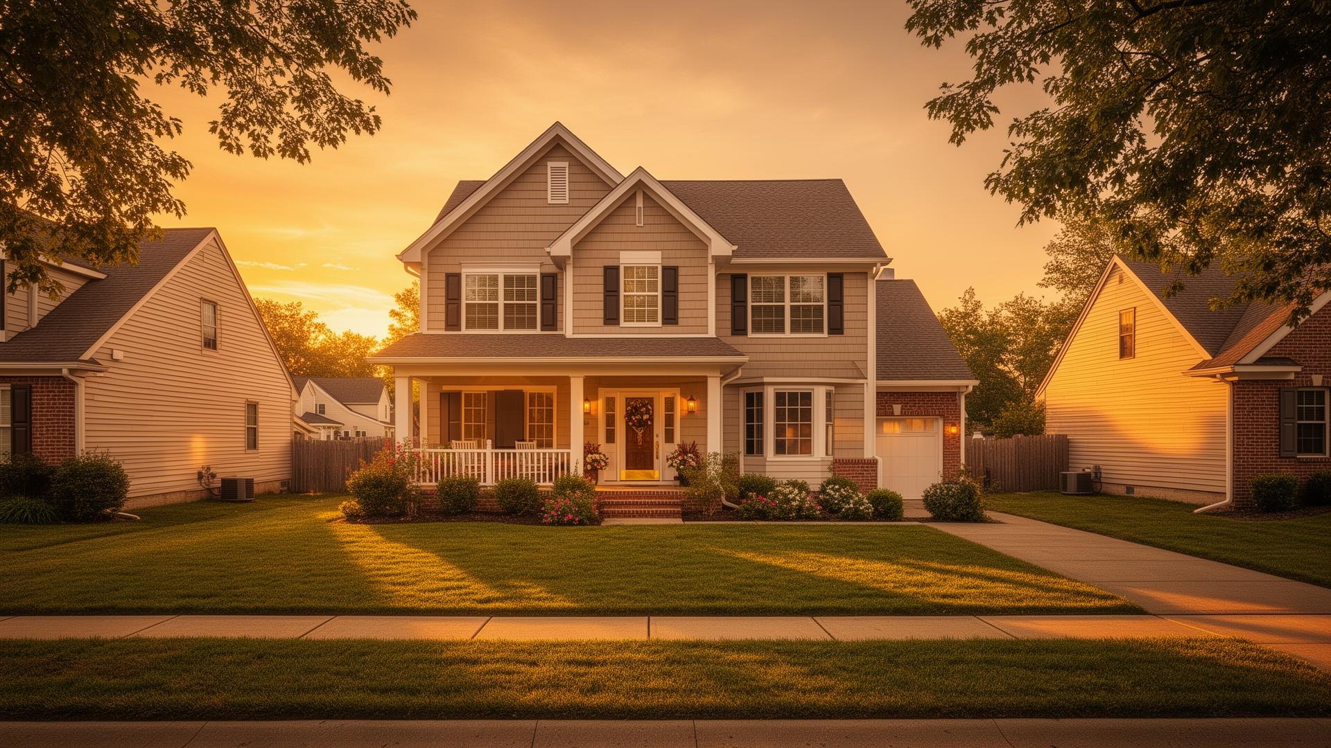 Beautiful home exterior ready for a cash offer
