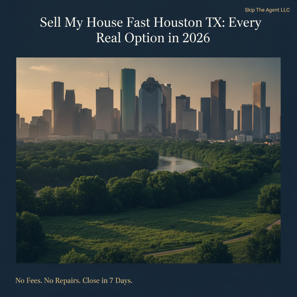 Houston homeowner reviewing cash offer, Harris County home sale