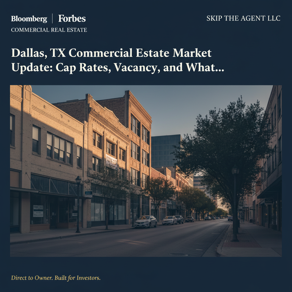 Dallas, TX Commercial Real Estate Market Update: Cap Rates, Vacancy, and What's Moving Right Now