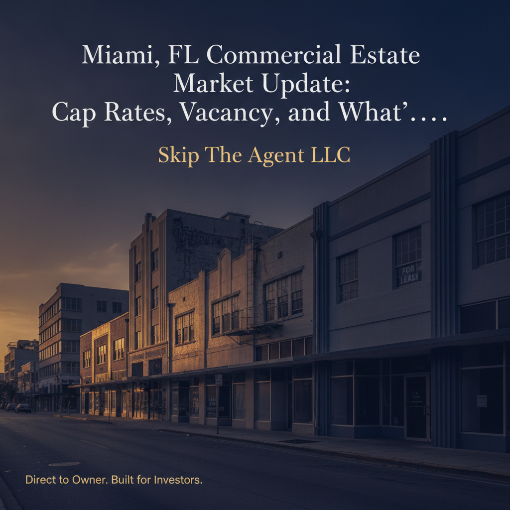 Miami, FL Commercial Real Estate Market Update: Cap Rates, Vacancy, and What's Moving Right Now