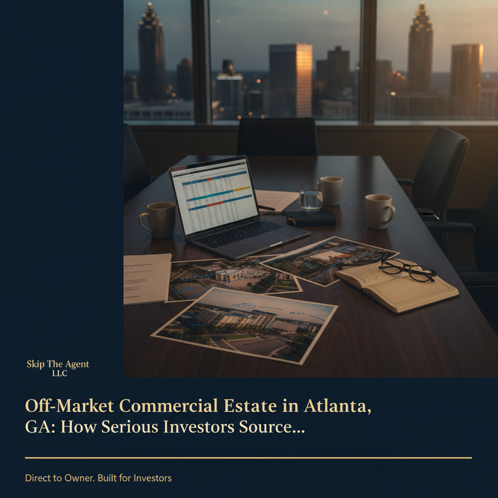 Off-Market Commercial Real Estate in Atlanta, GA: How Serious Investors Source Deals Before Anyone Else